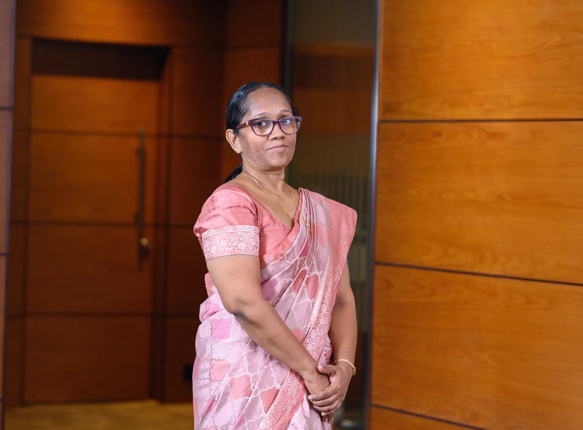 Portrait of Ms. G. V. A. D. Devika Silva, Deputy General Manager Treasury & International, National Savings Bank